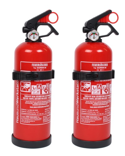 Autofeuerlöscher 1kg mit - 2x,