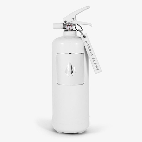 Feuerlöscher weiß modern