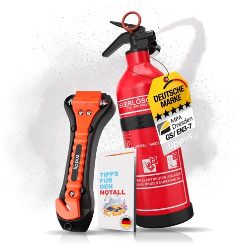 Feuerlöscher auto 1kg - 1kg, +