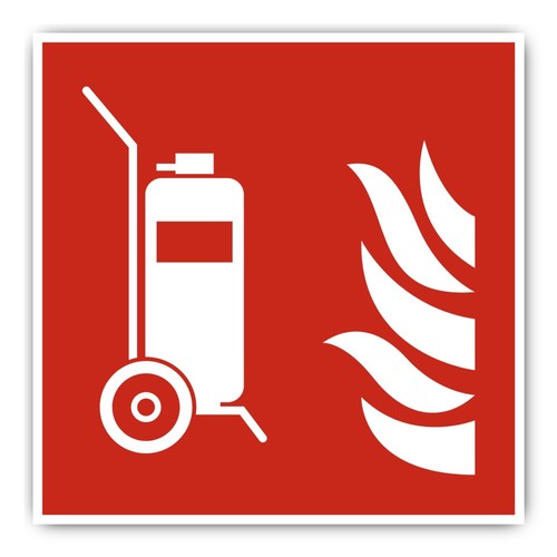 Fahrbarer feuerlöscher - fahrbarer,