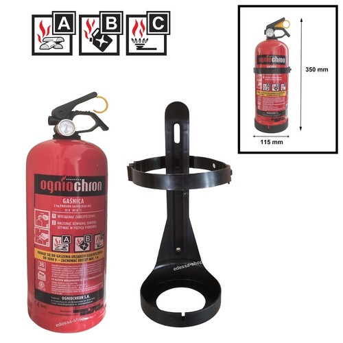 Pulver feuerlöscher mit - 2, kg
