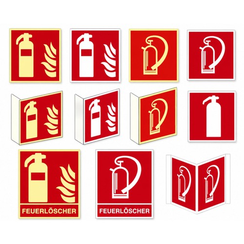 Feuerlöscher schild - feuerlöscher,